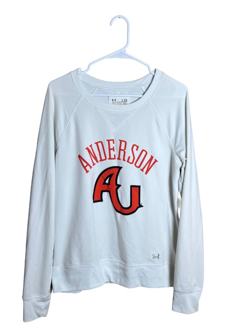 Under Armour Anderson University Ravens Sweatshirt Women's Large White